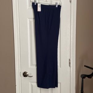 Banana Republic Petite Exclusive navy blue NWT size 4 P dress pants/wide leg
